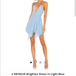 Blue Michael Costello dress